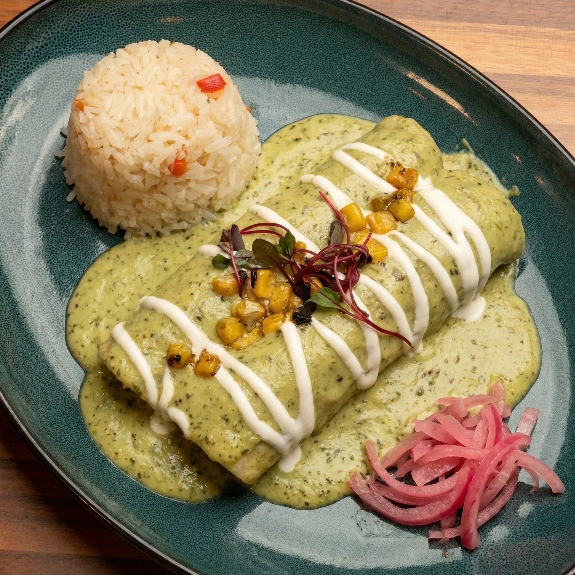 Poblano Enchiladas 