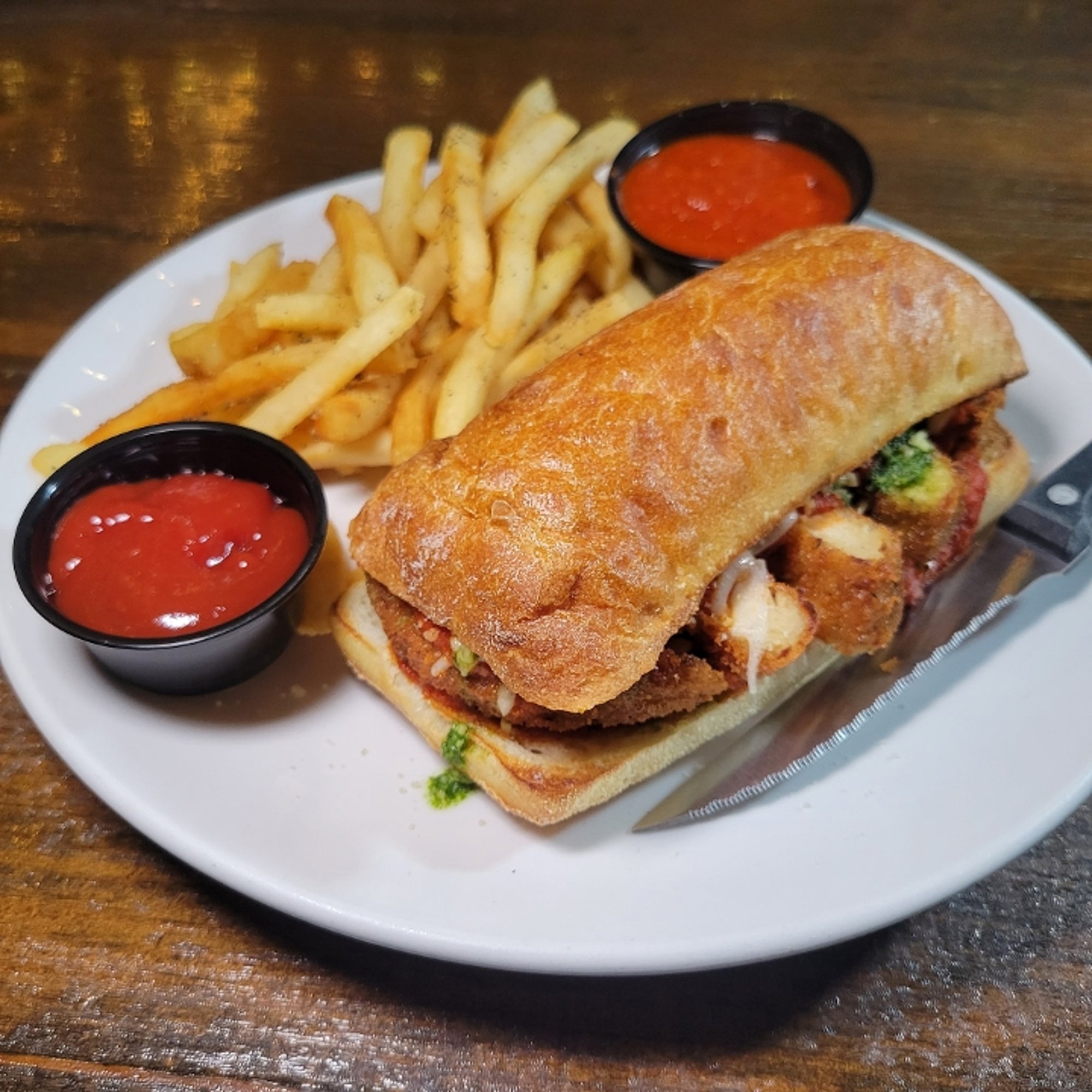 Chick'n Parm Sandwich