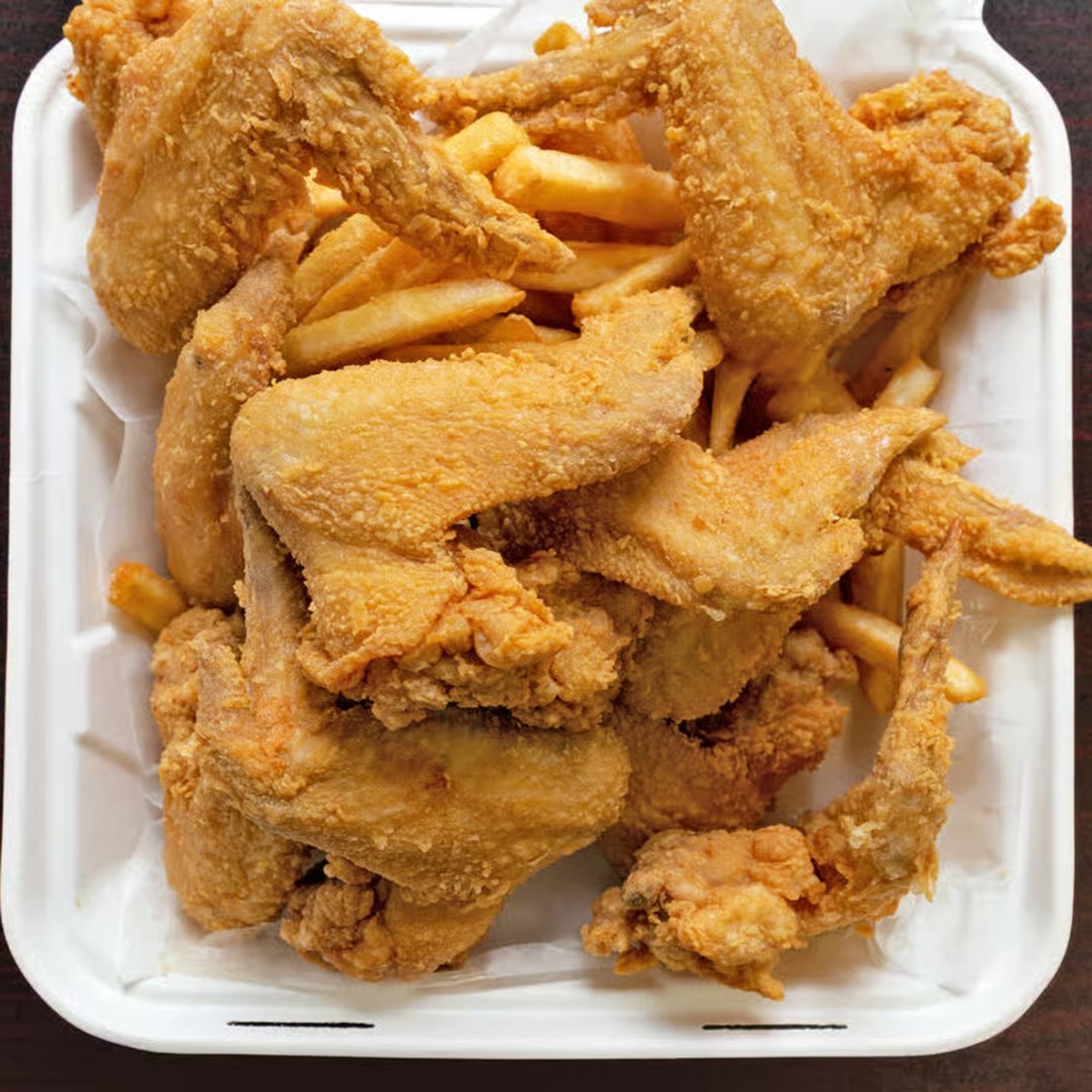 3 Wings with Fries