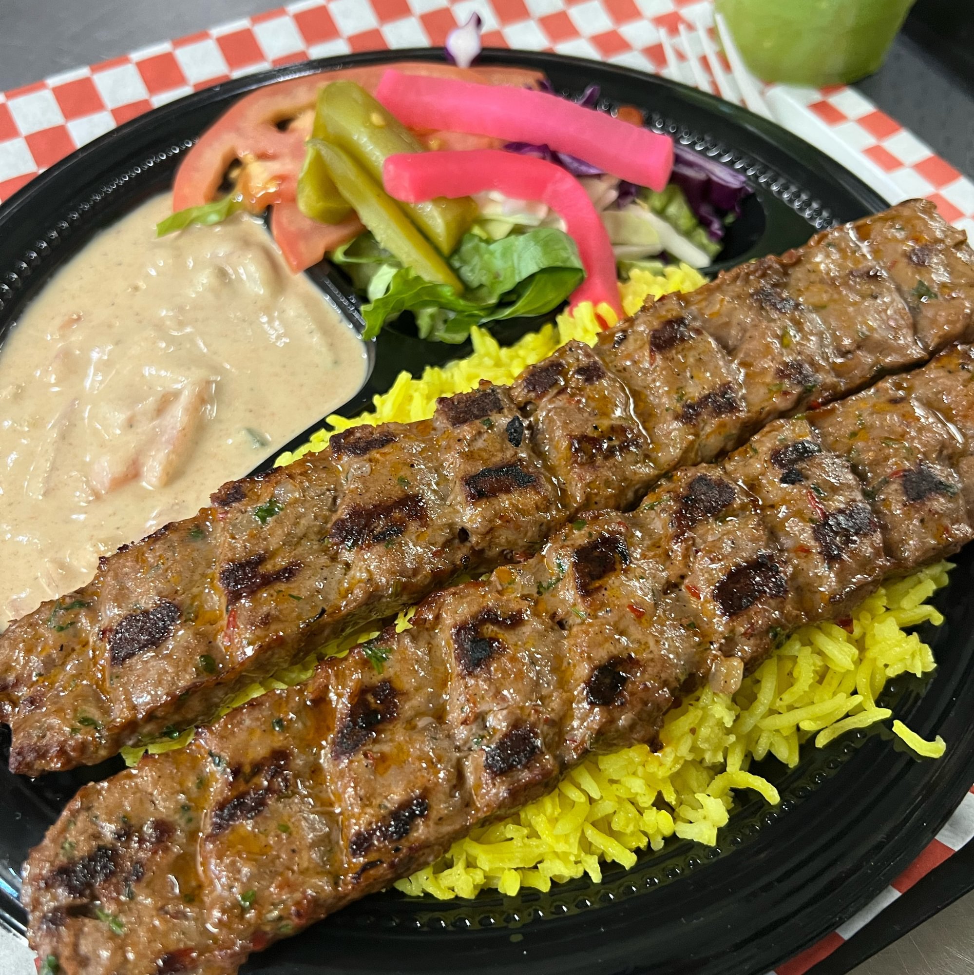 Kufta Kebab Plate