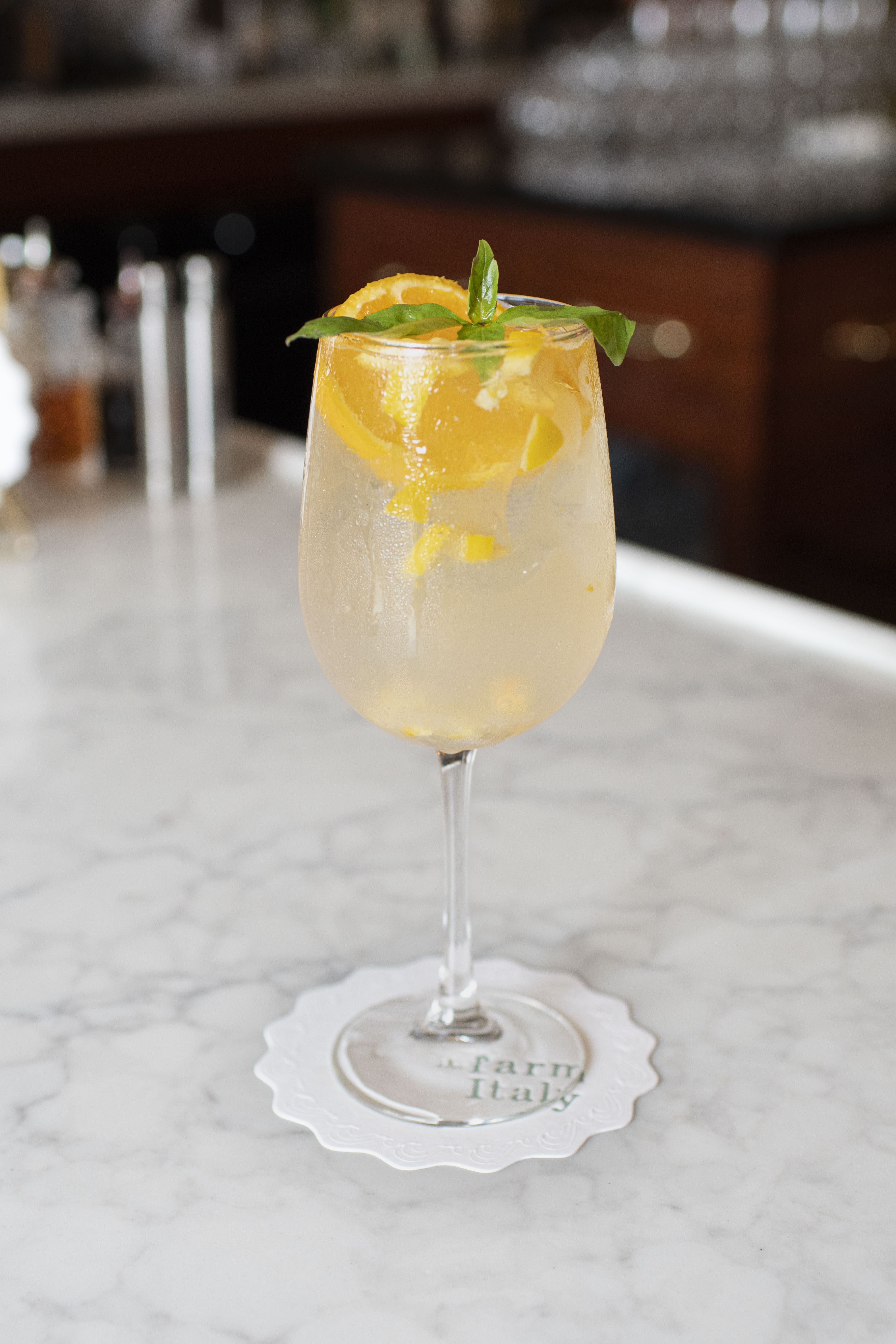 Peach & Orange Blossom Sangria