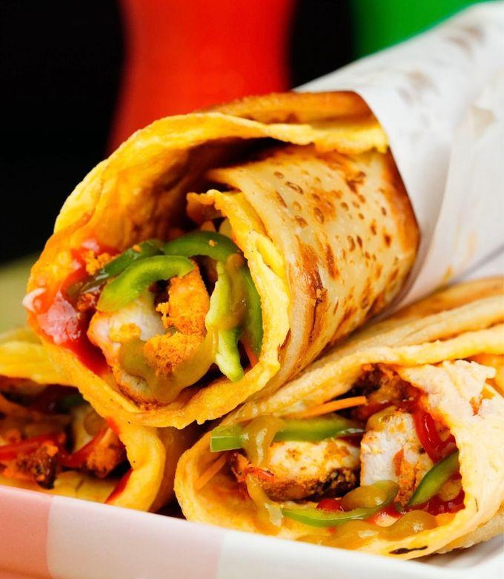Egg Chicken Kathi Roll