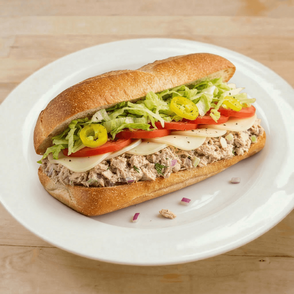 Tuna Salad and Cheese. Hoagie
