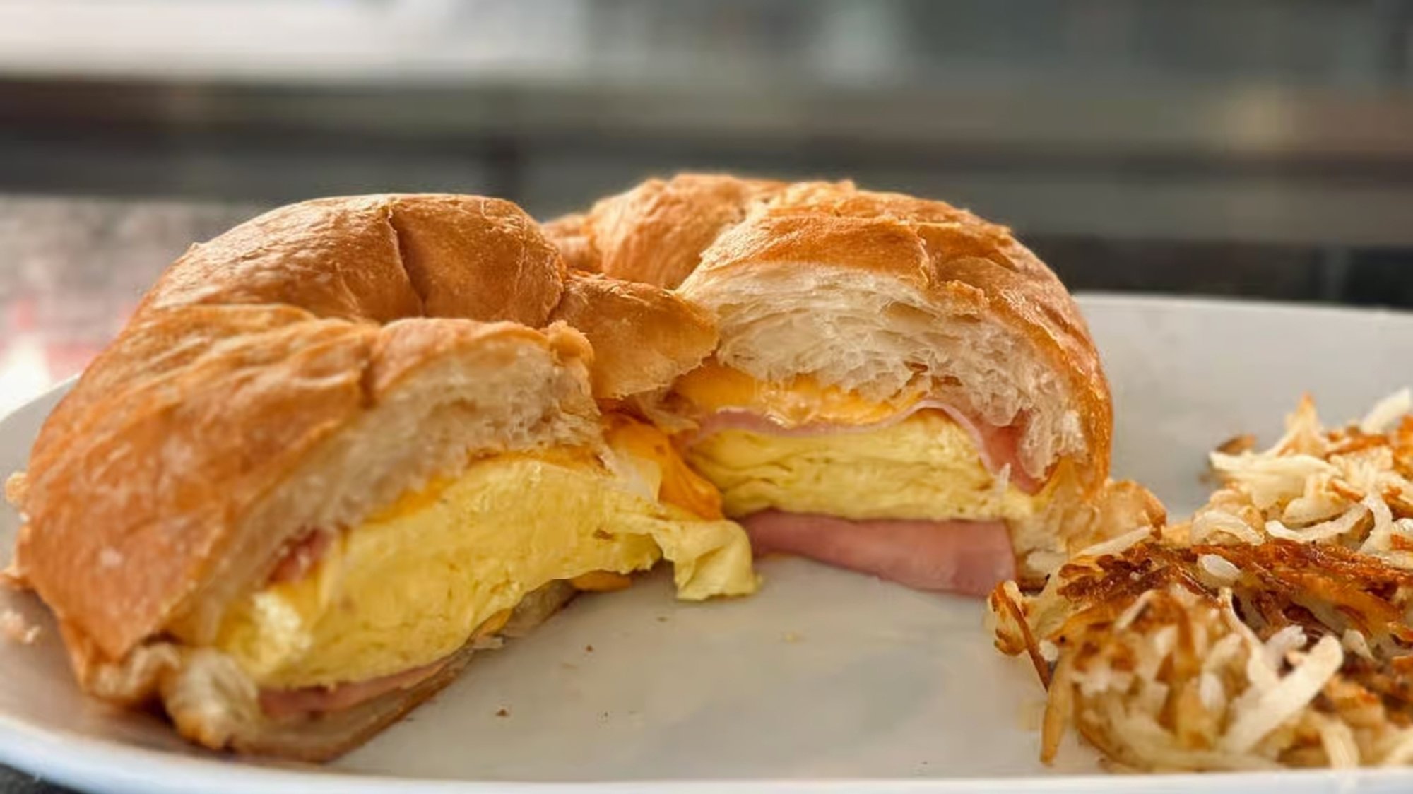 Croissant Egg Sandwich