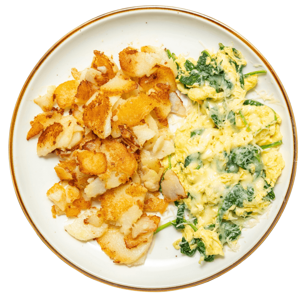 Spinach & Jack Scramble