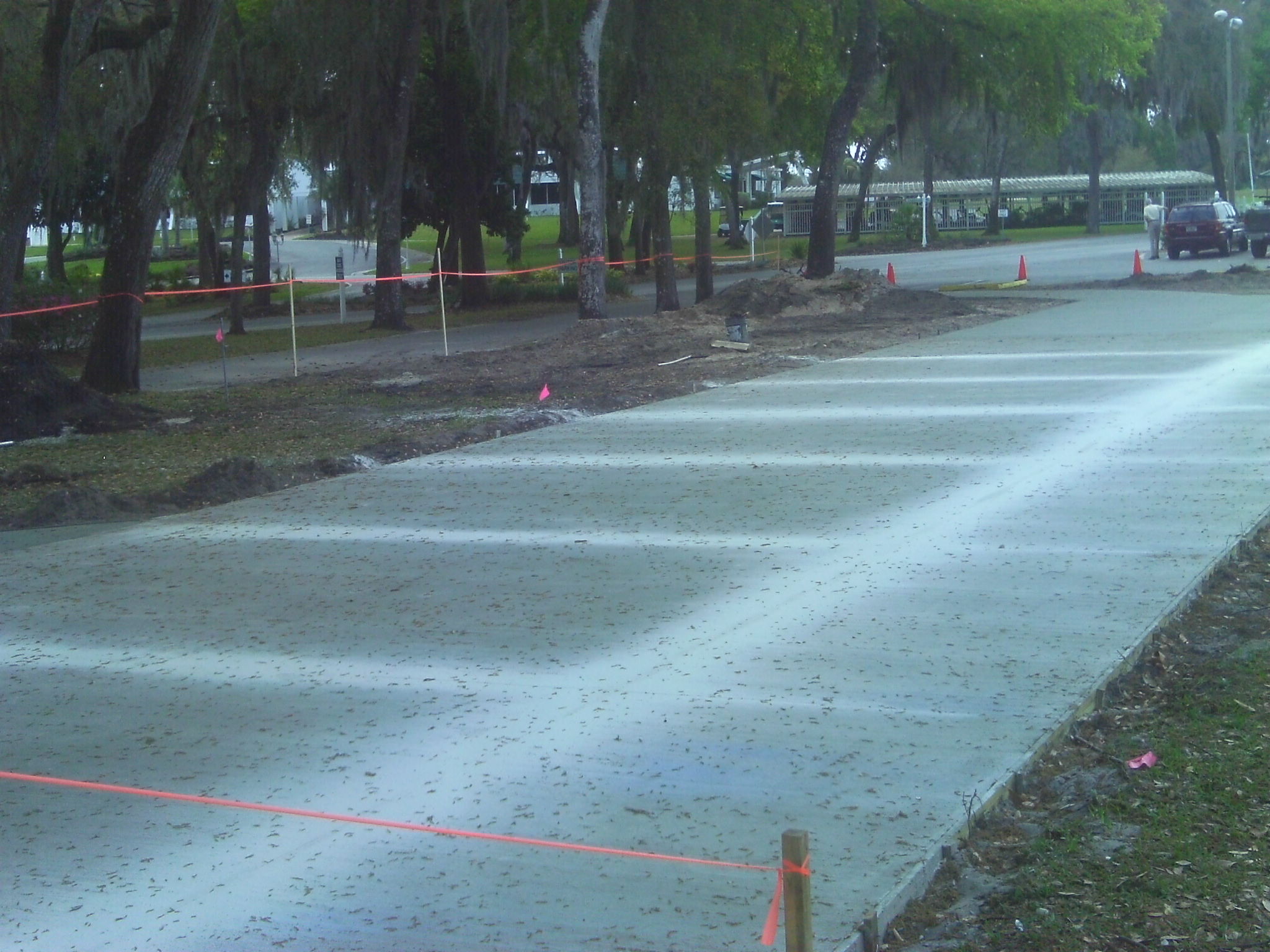 Concrete lines coupon