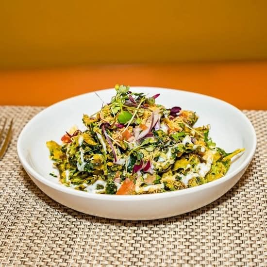 Baby Spinach Chaat