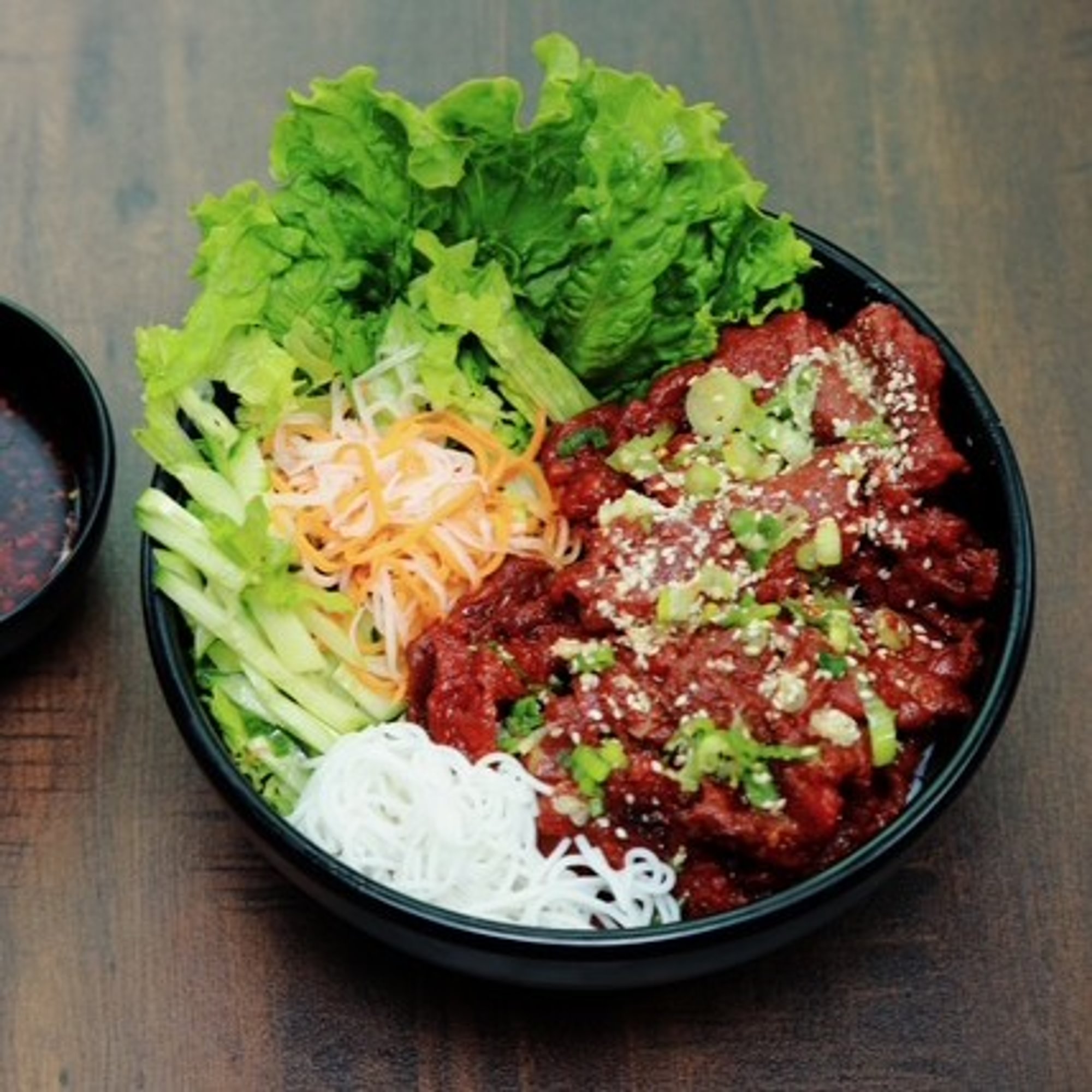 Vr8. Vermicelli W/ Spicy Grilled Sate Beef