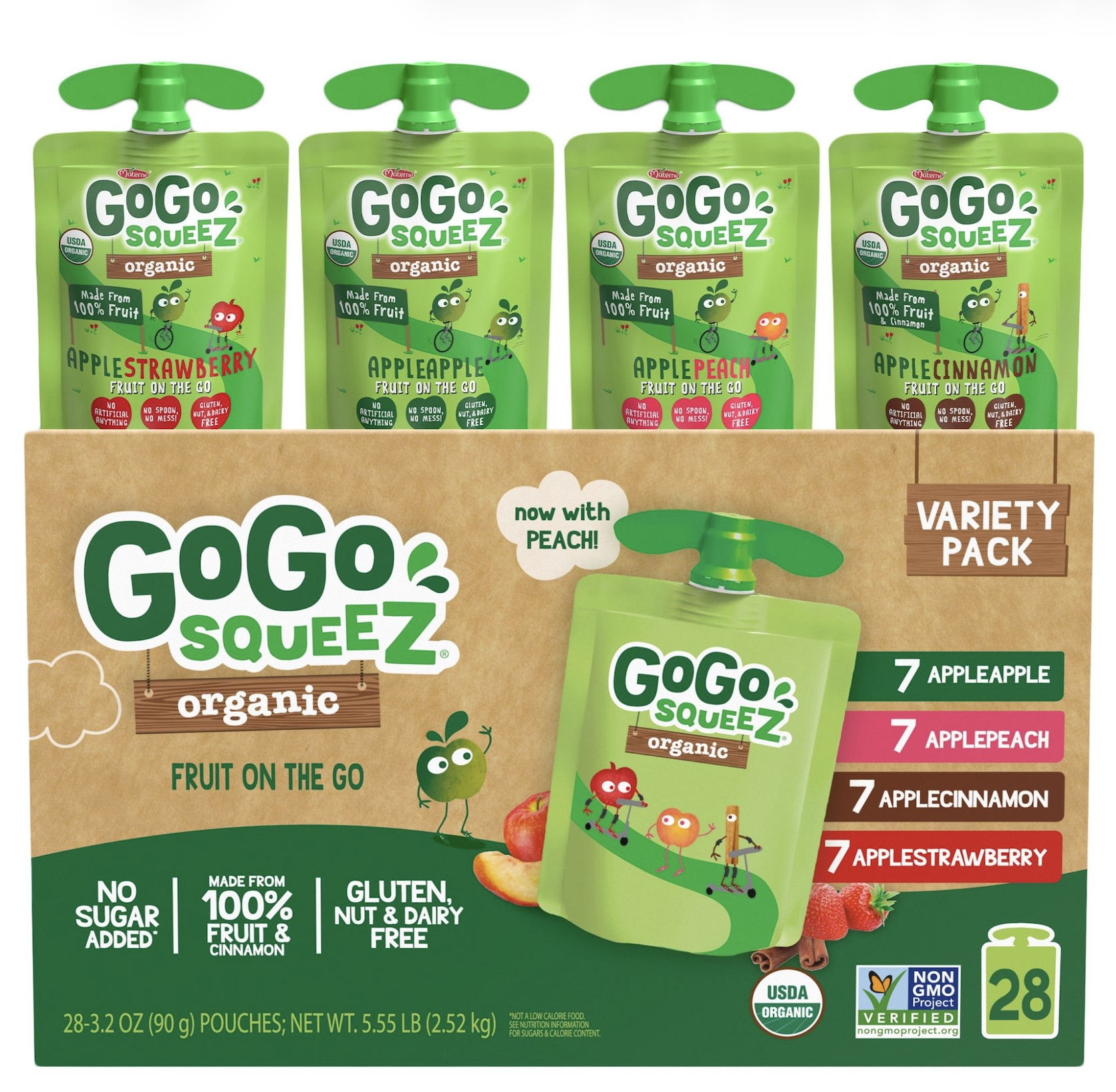 GoGo Squeez Organic Applesauce