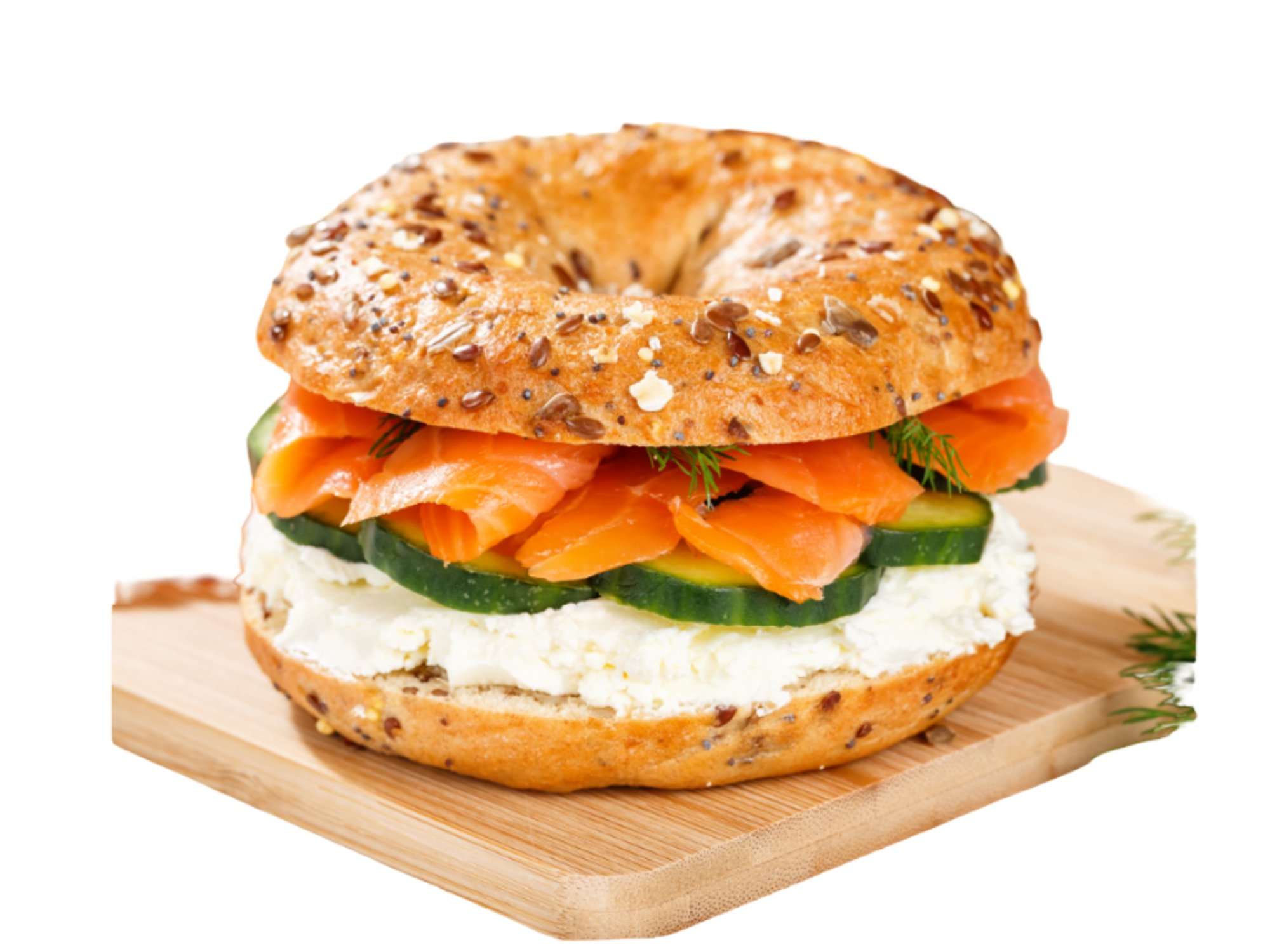 (D) Bagel, Cream Cheese, and Nova Scotia