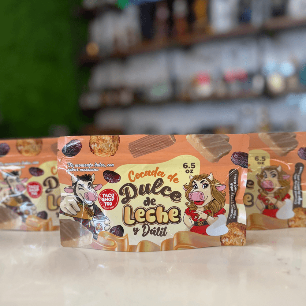 Coconut Sweet with Dulce de Leche and Date / Cocada C/Dulce D Leche Y Dátil