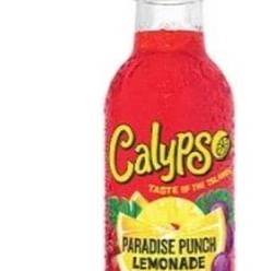 Bottled Calypso Paradise Punch Lemonade