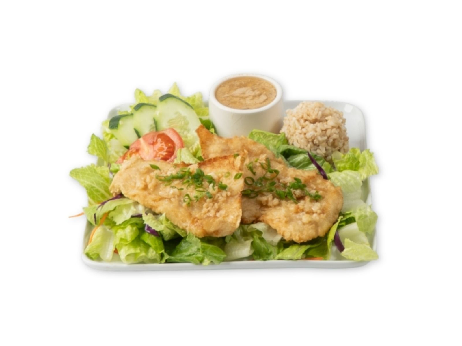 Lighter Garlic Fish