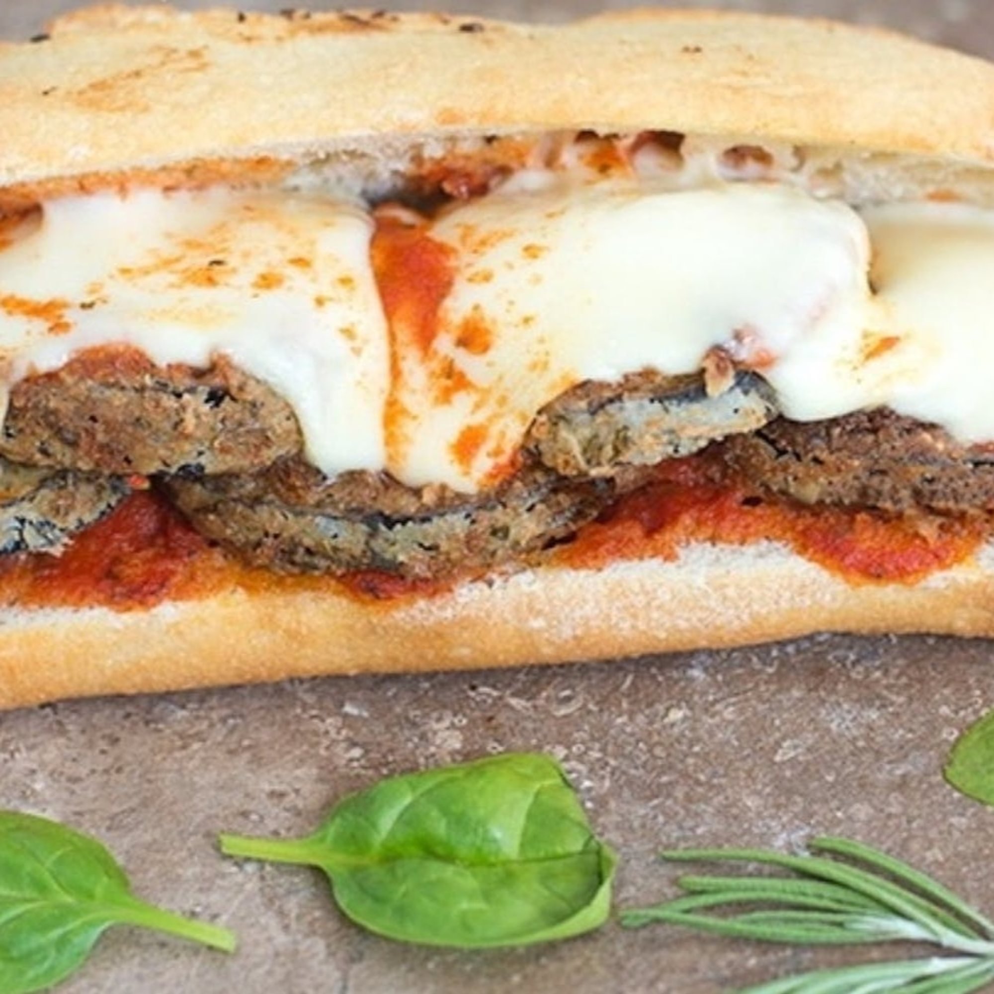 Eggplant Parmesan Sub