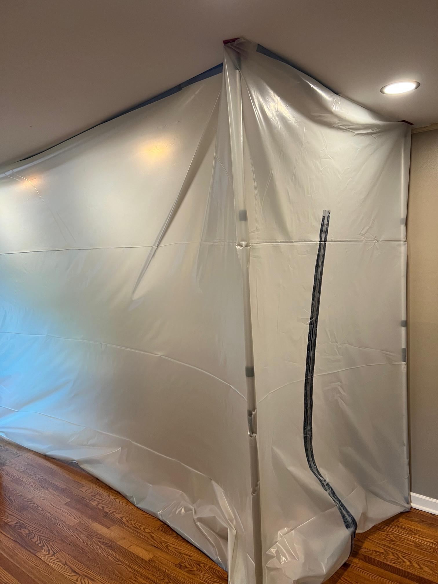 Containment for mold removal