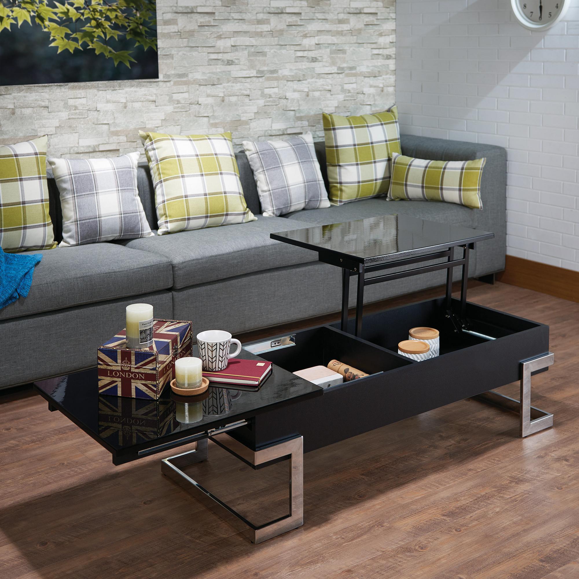 Calnan Coffee Table w/ Lift Top - Black