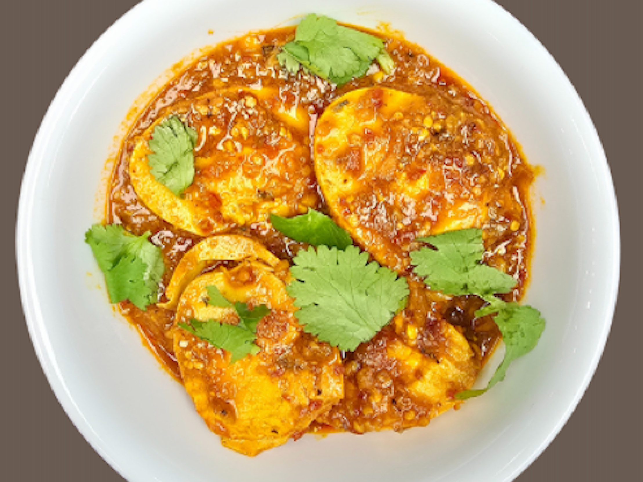 Egg Curry W/ Rice