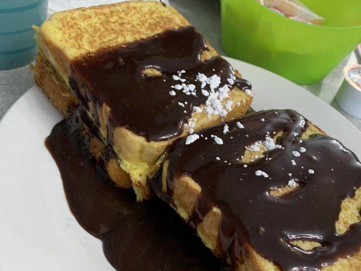 Boston Cream Stuffed French Toast