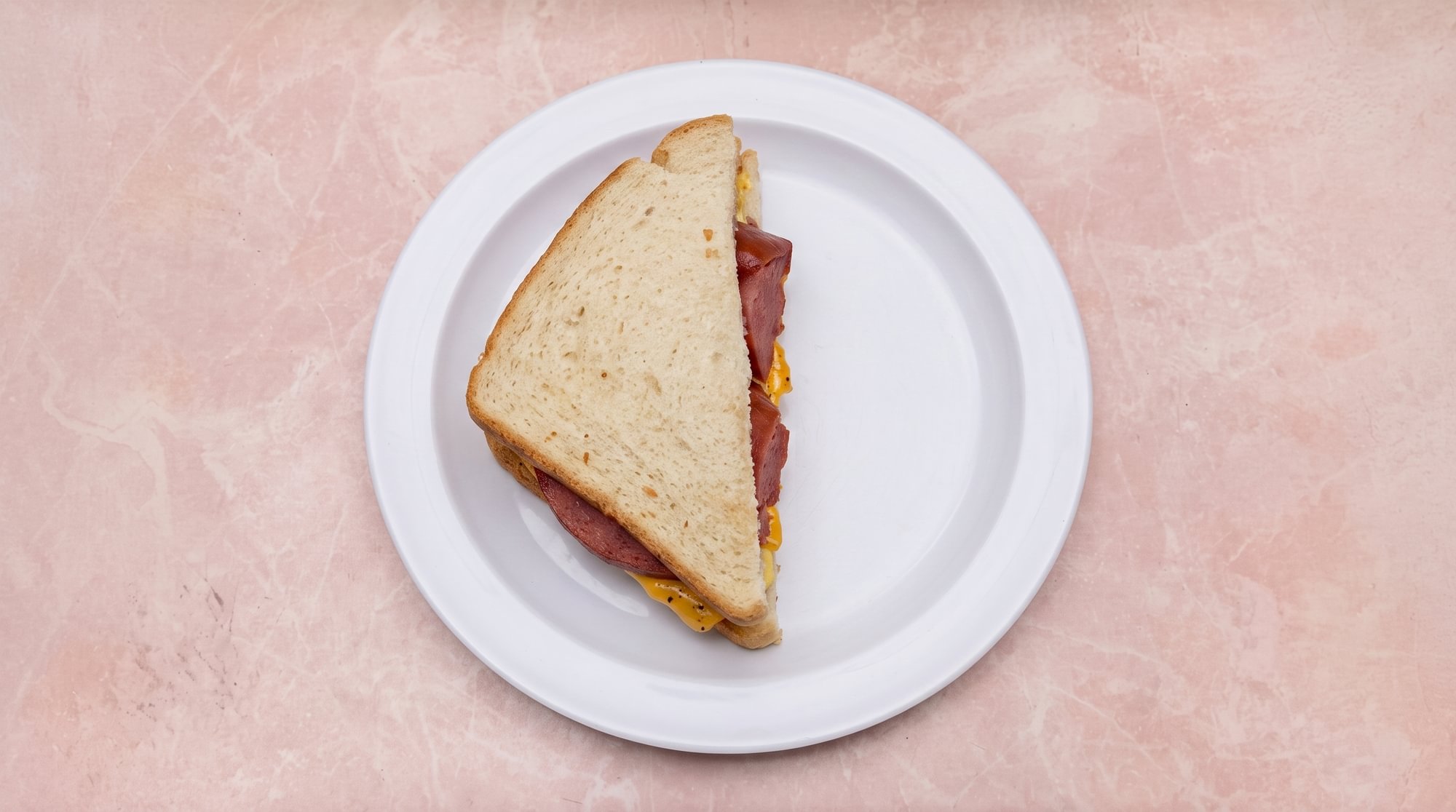 Beef Sausage Egg and Cheese Sandwich