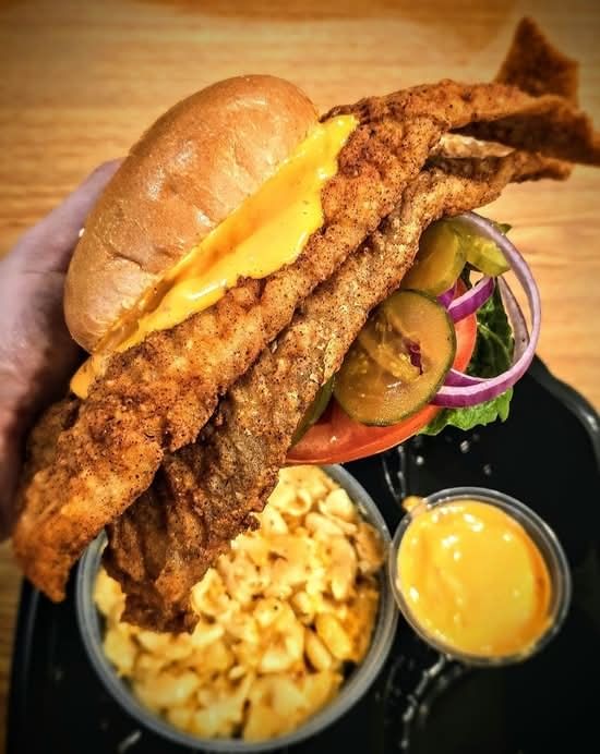 Fried Whiting Fish Sandwich Platter