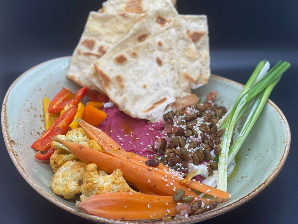 Rainbow Hummus