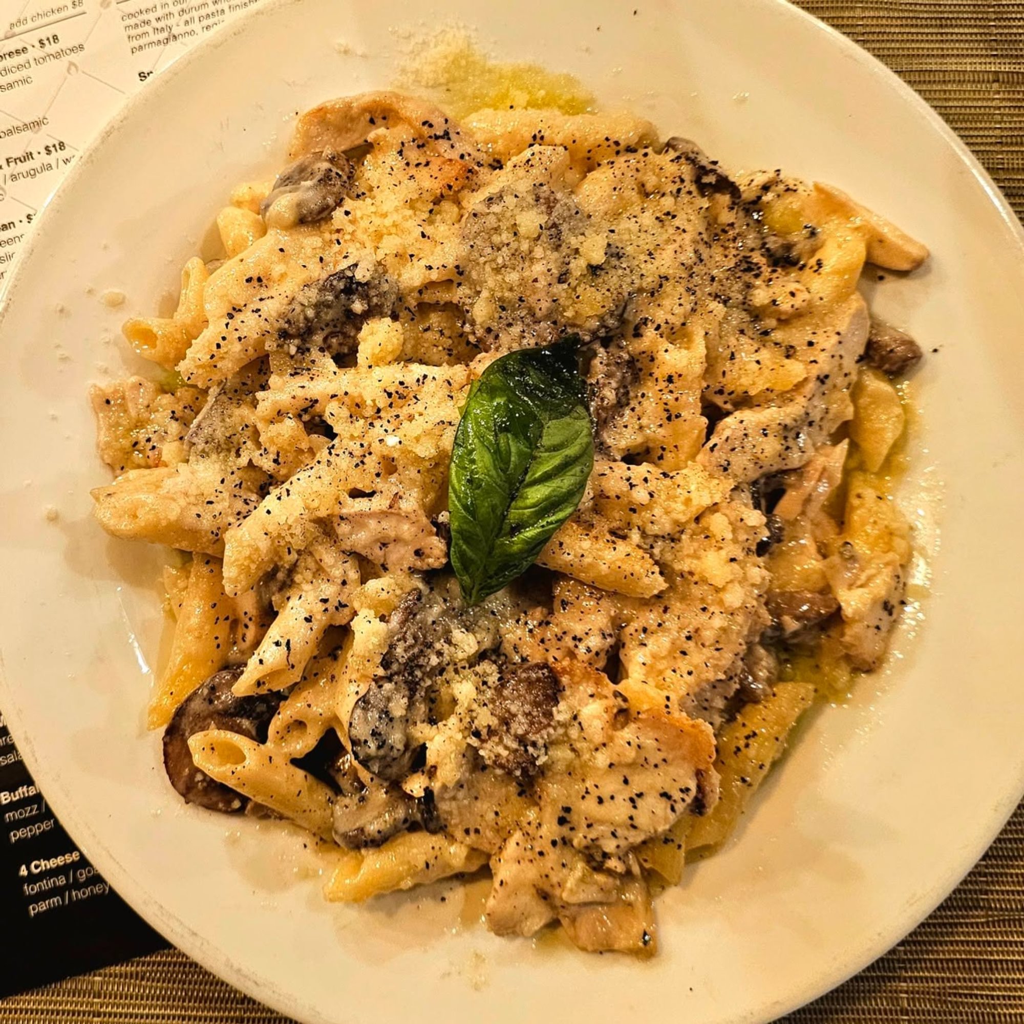 Chicken & Mushroom Penne