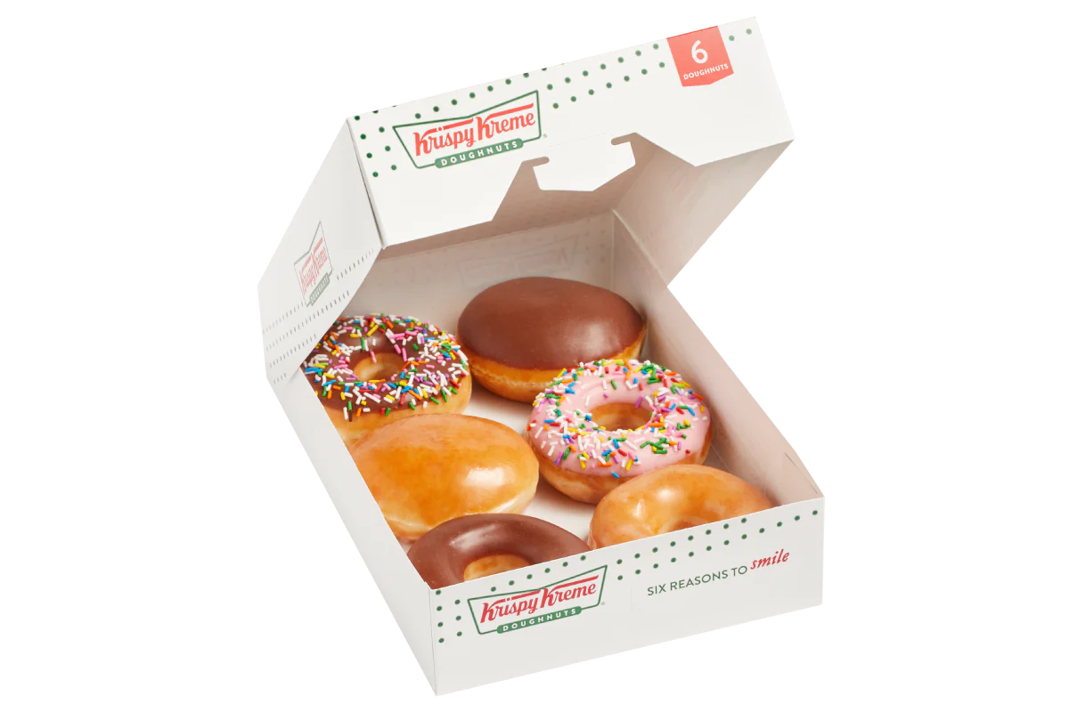 6 Count Classic Assorted Doughnuts