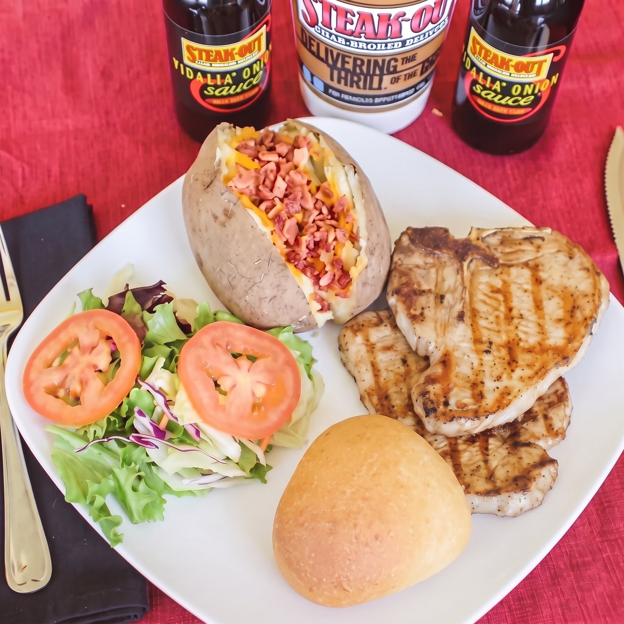 Dinner Grilled Pork Chops