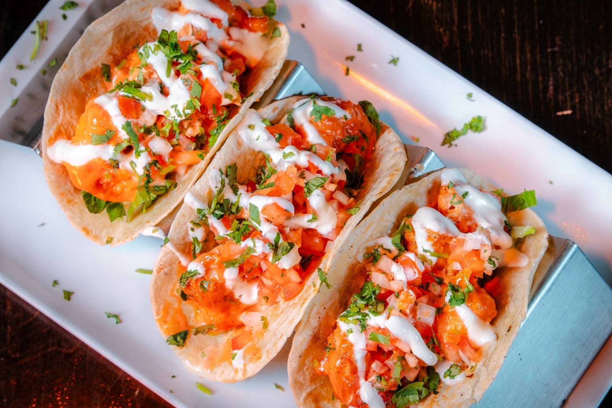 Bang Bang shrimp tacos