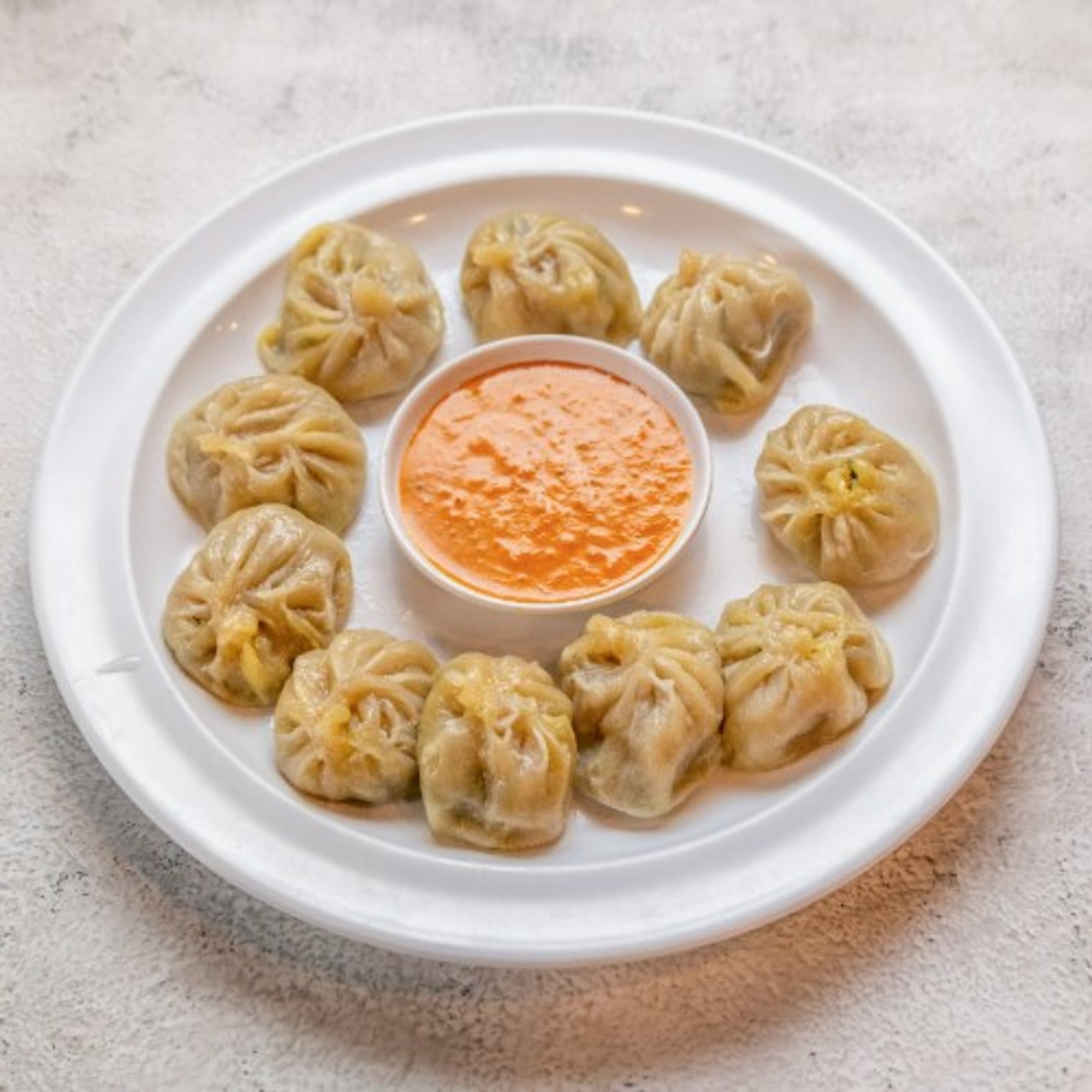 Nepali Style Veg Momo (10 Pieces)