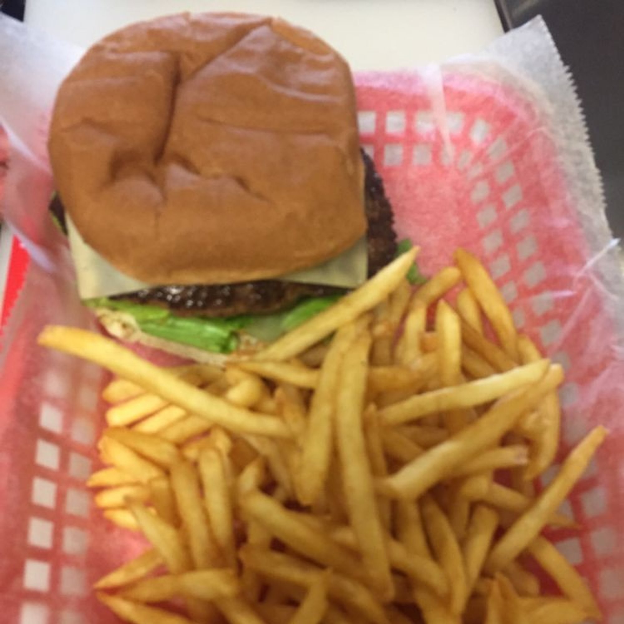37. Downtown 4oz Burger W/fries & Drink