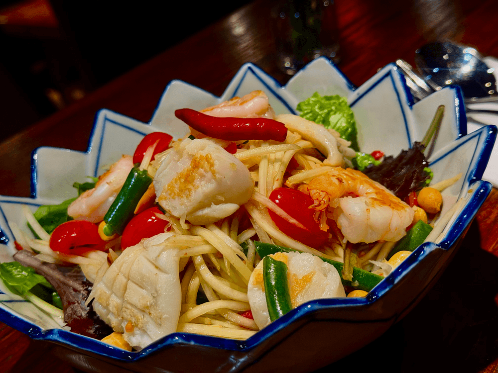 Seafood Papaya Salad