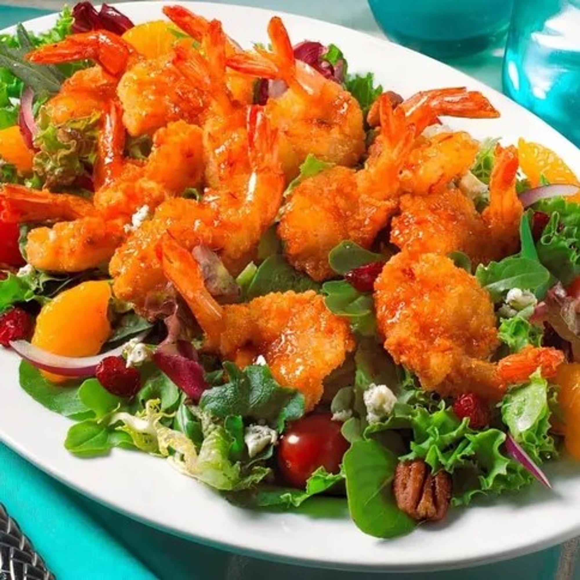 Fried Shrimp Salad