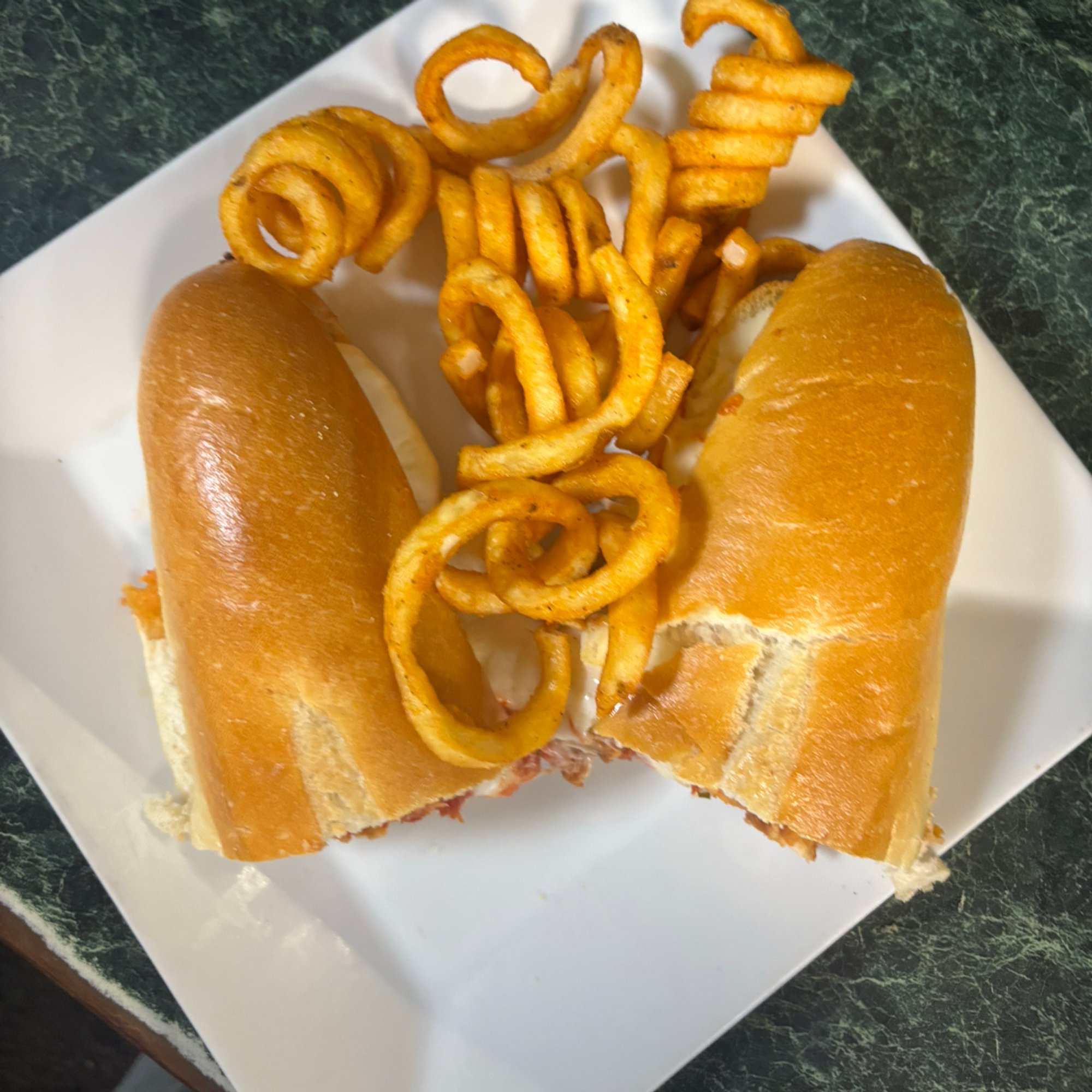 Sausage Parmigiana Sandwich - Lunch