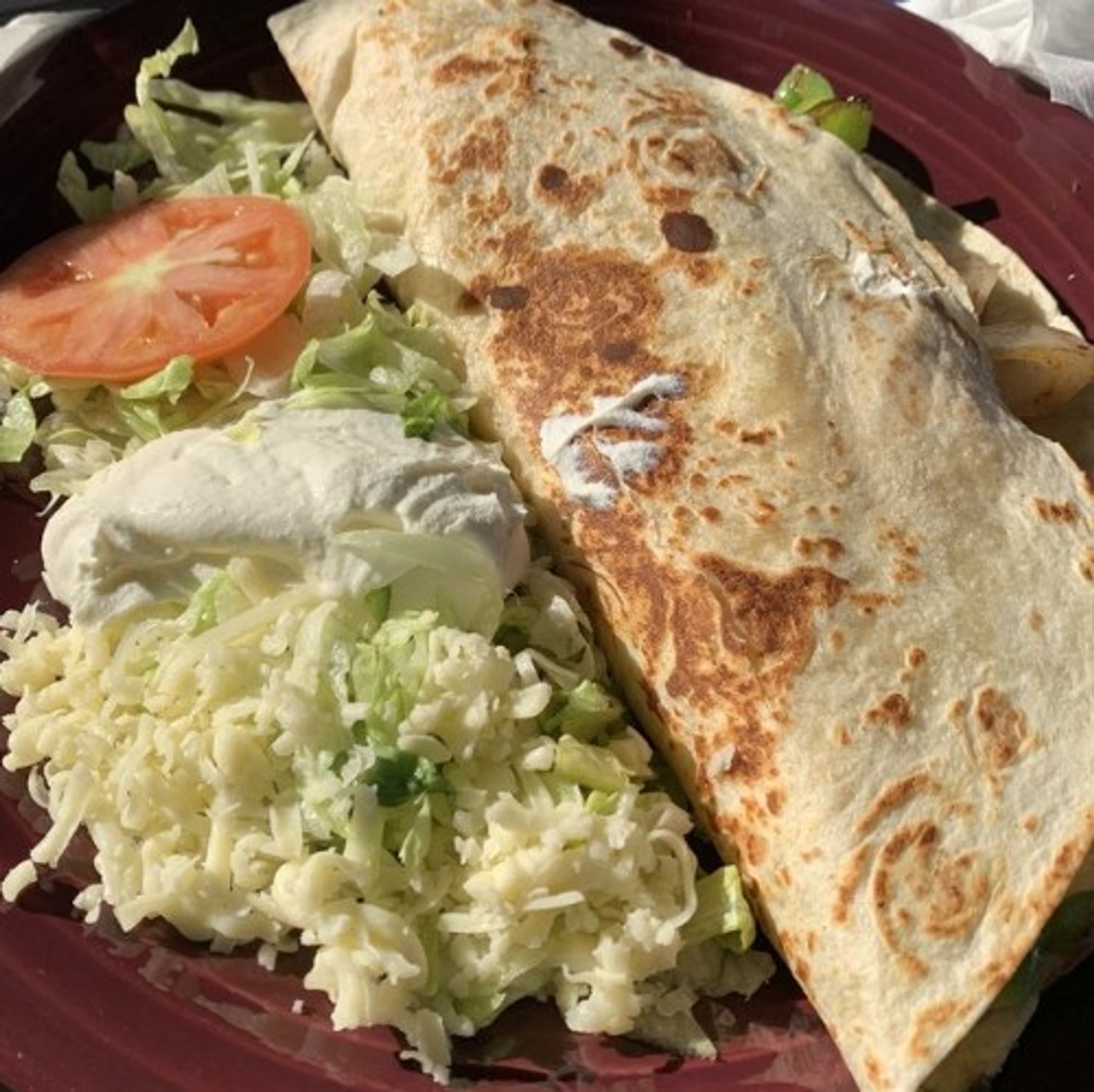 Spinach Quesadilla