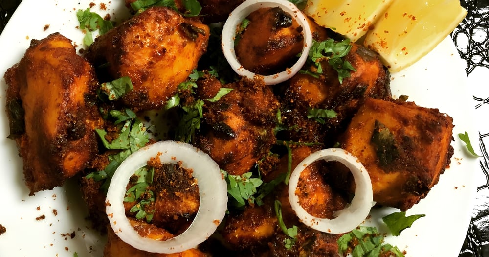 Karivepaku Chicken Fry