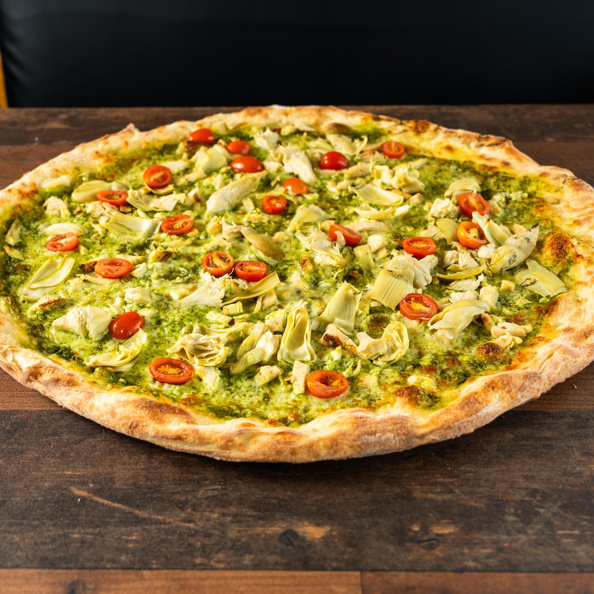 Pesto Chicken Pizza