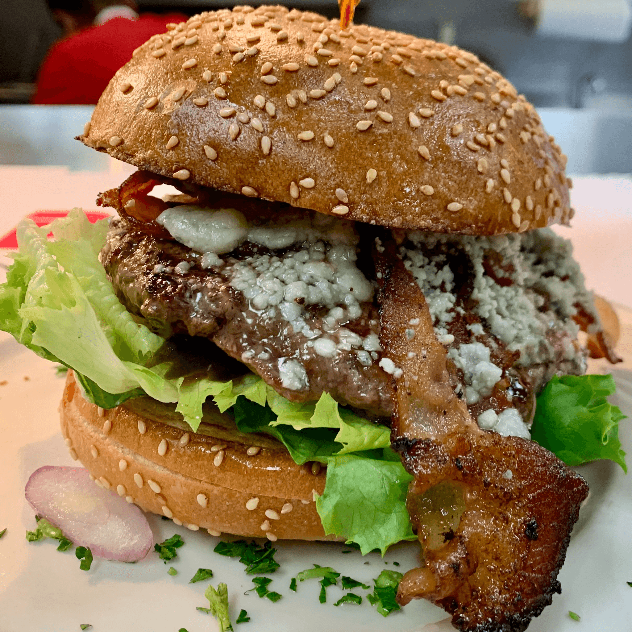 "Vida Blue" Burger