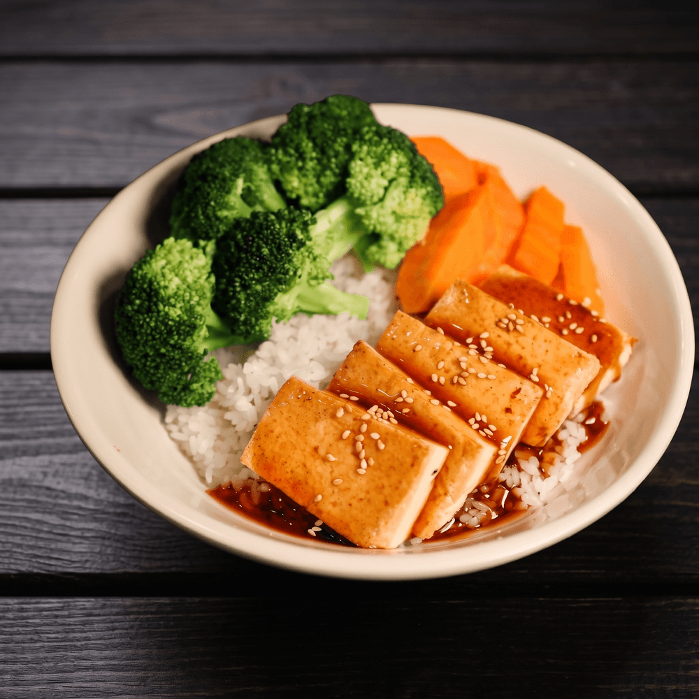 Tofu Teriyaki Donburi