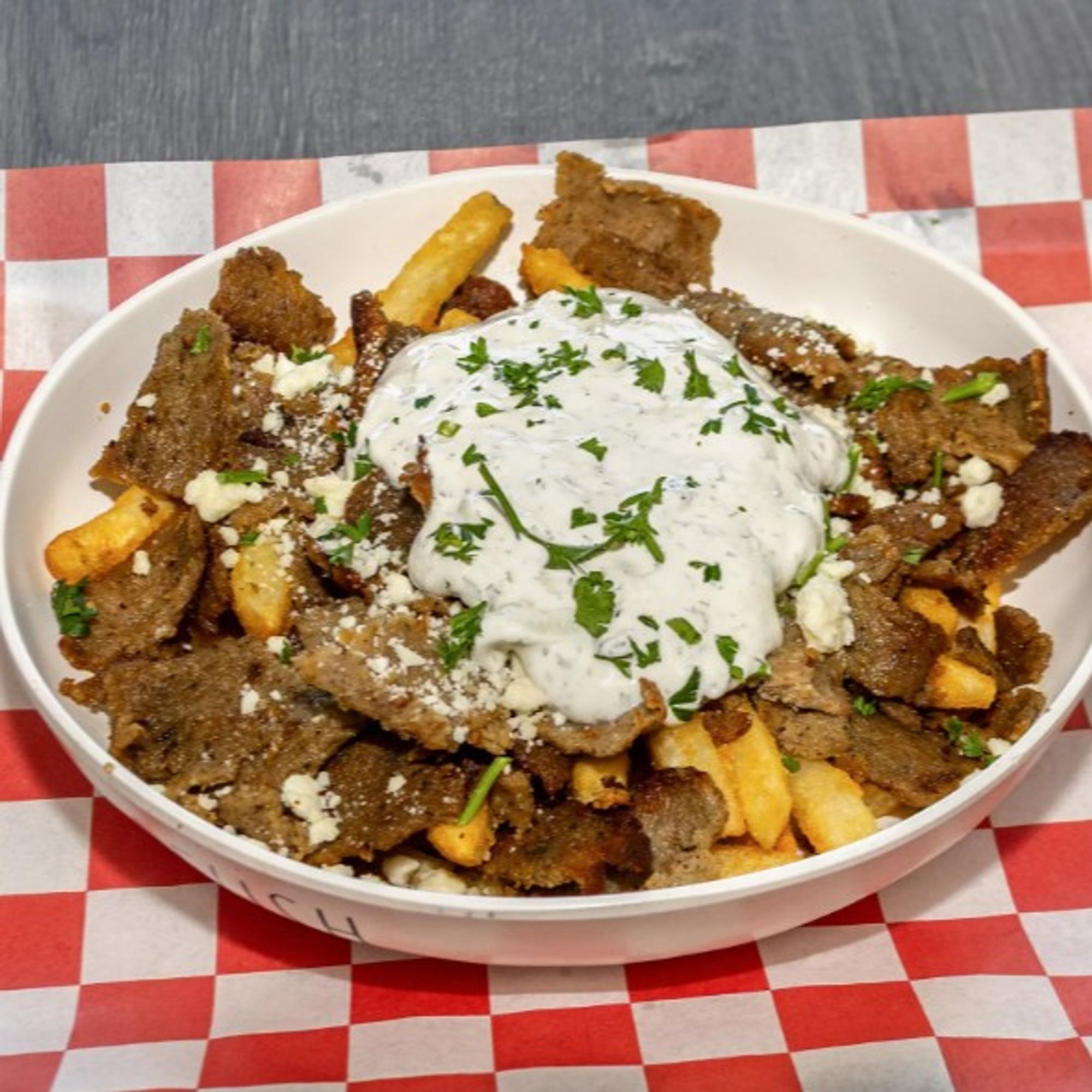 Greek Fries / Beef & Lamb