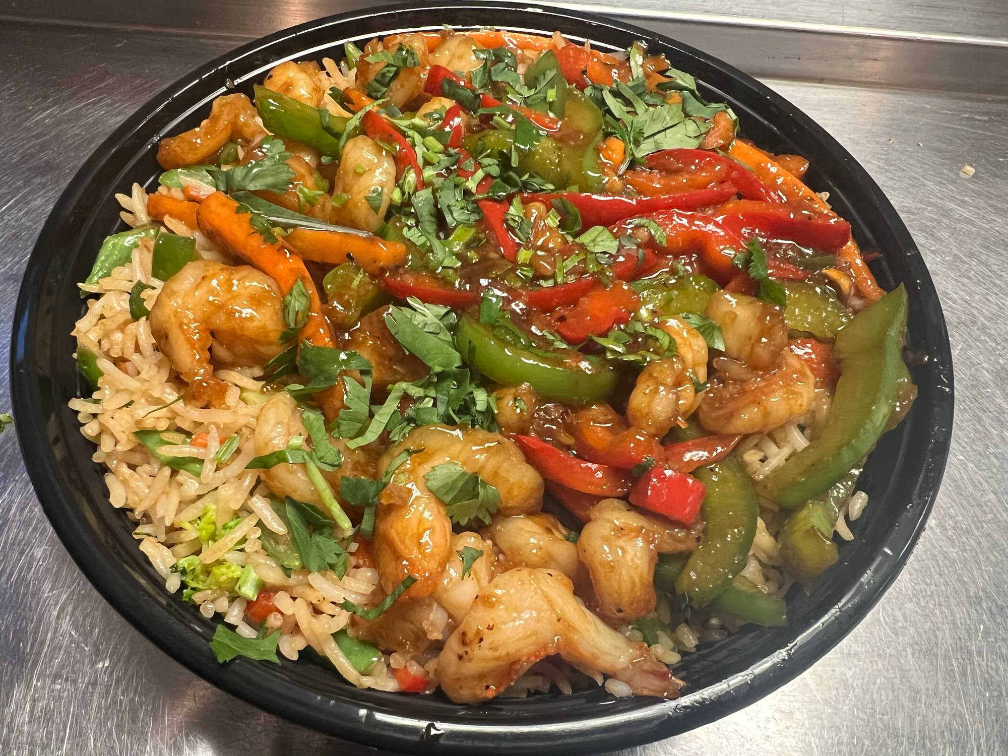Shrimp Stir Fry Bowl