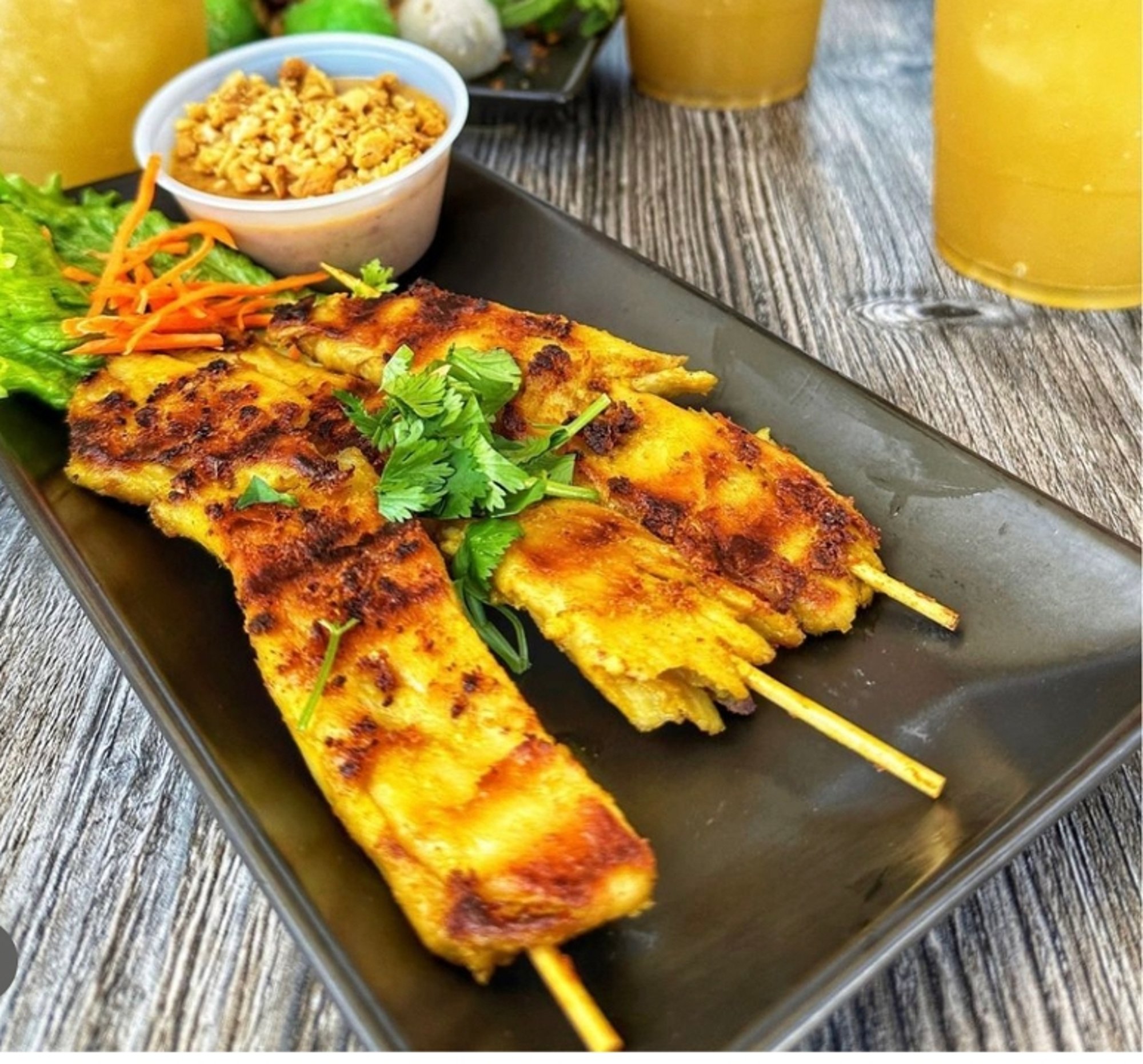 VEGAN chicken skewers