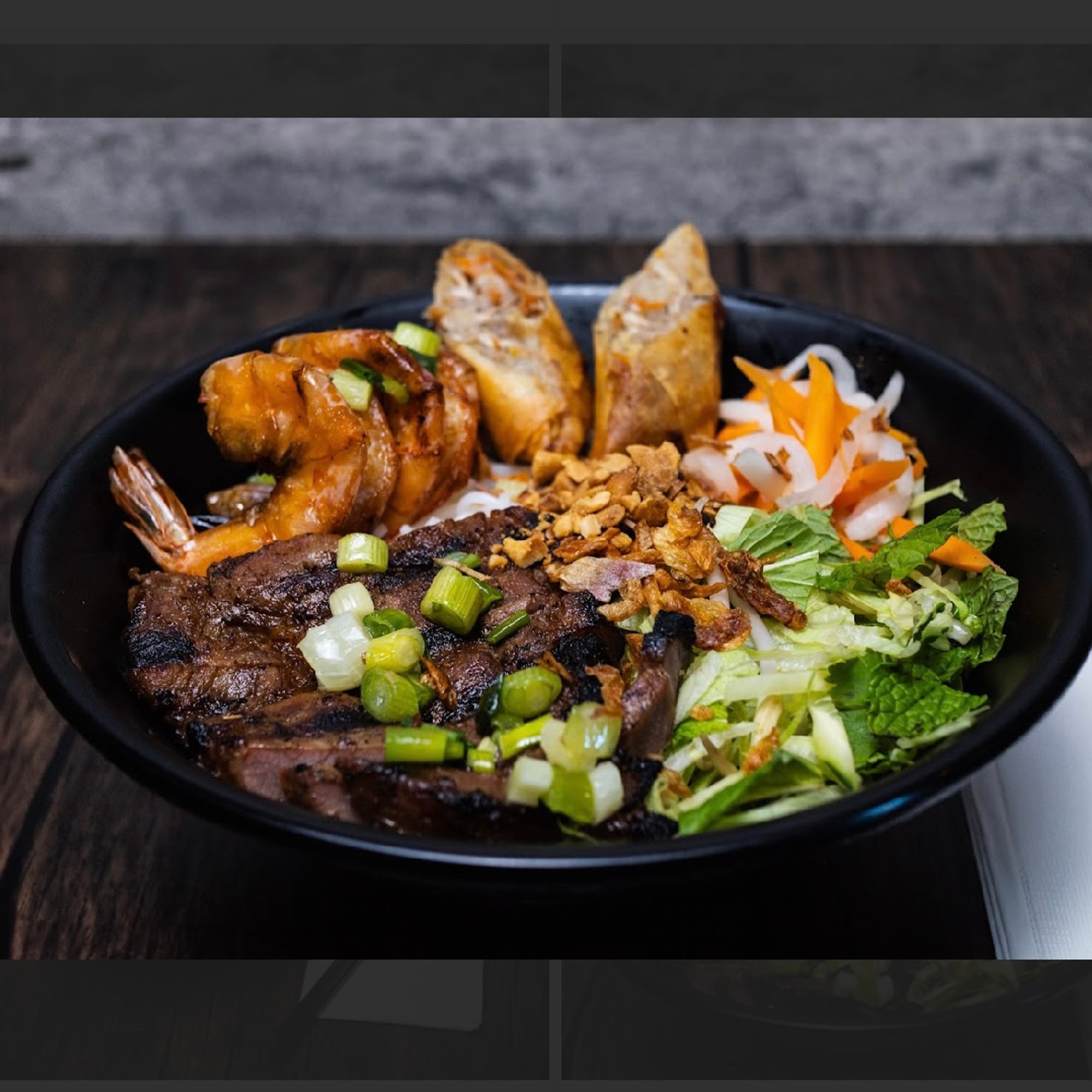 B1. House Special (Bún Tôm Thit Nuong Cha Gio)