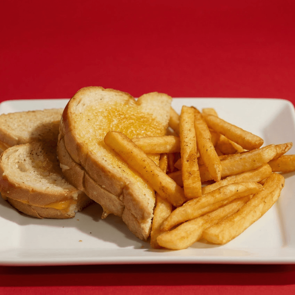 (K) Grilled Cheese and Fries