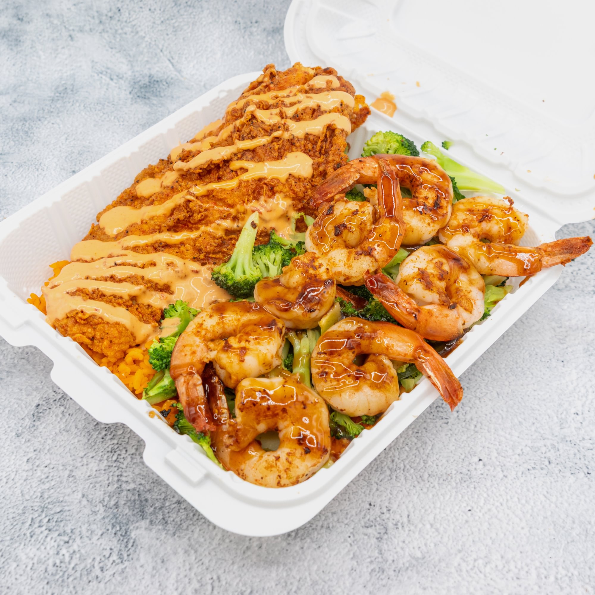 Chicken & Shrimp Combo Potato