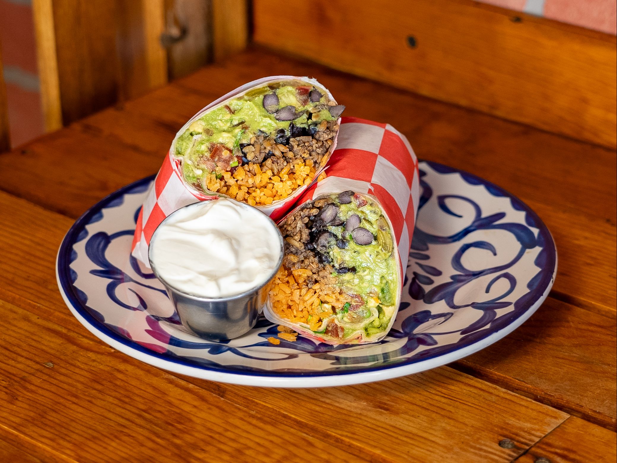 Mushroom & Spinach Burrito