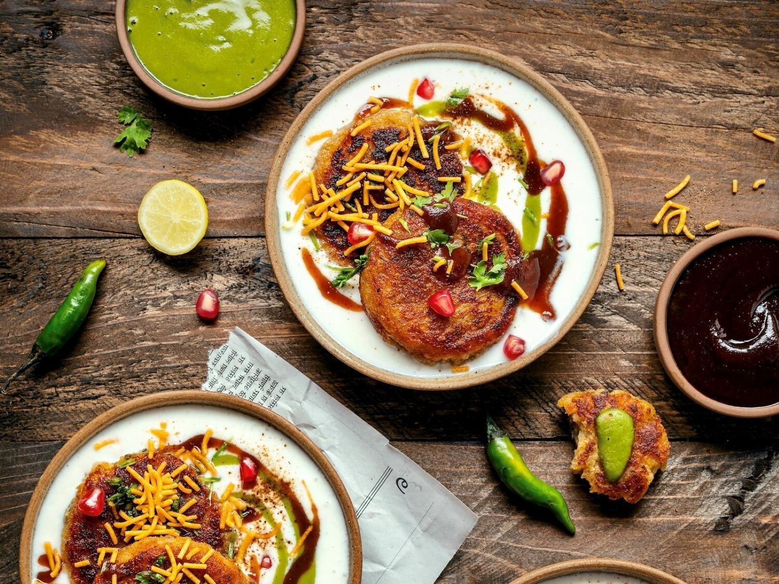 Aloo Tikki Chaat (GF)
