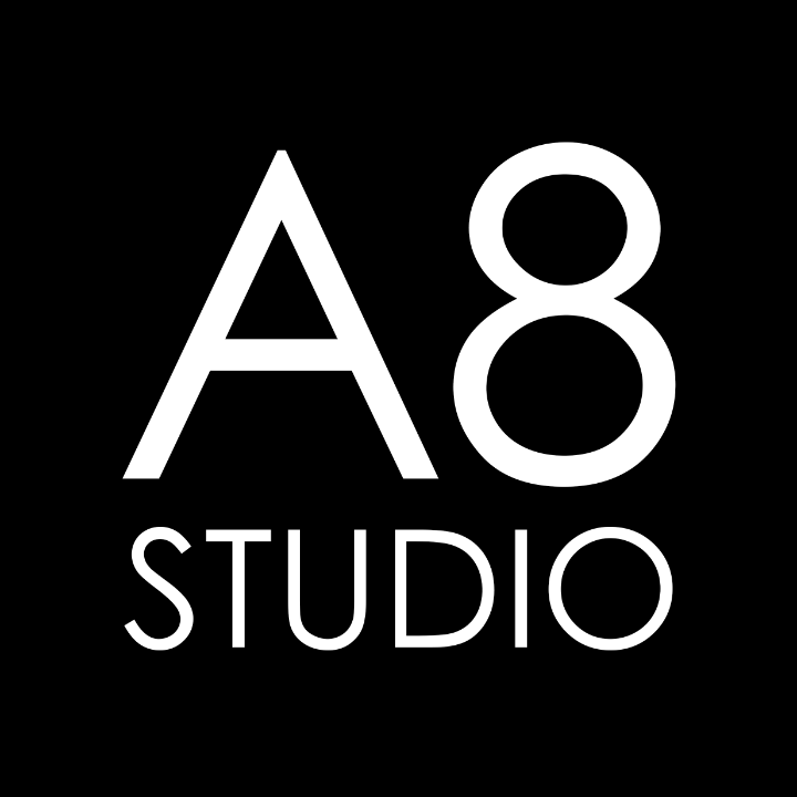 Logo von A8 Mietstudio für Fotografen and Filmteams