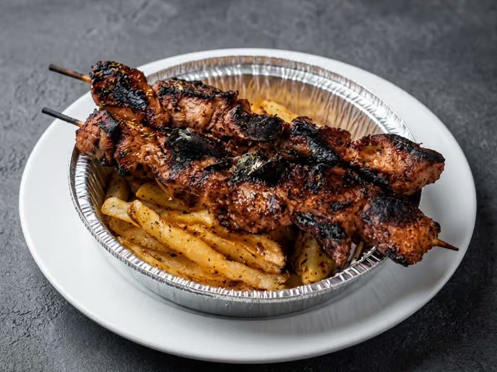 Pork Souvlaki Platter