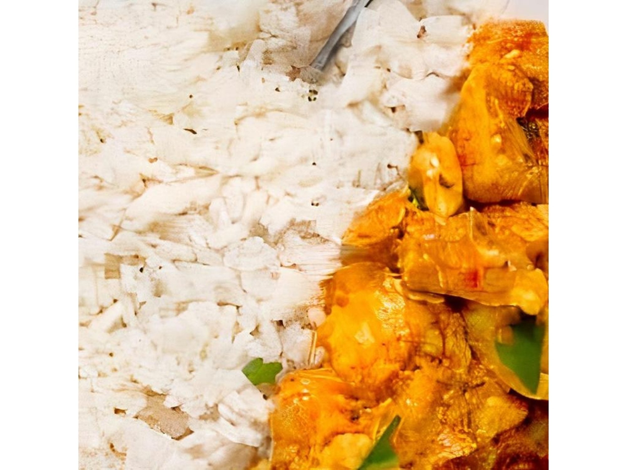 Butter Chicken and White Rice